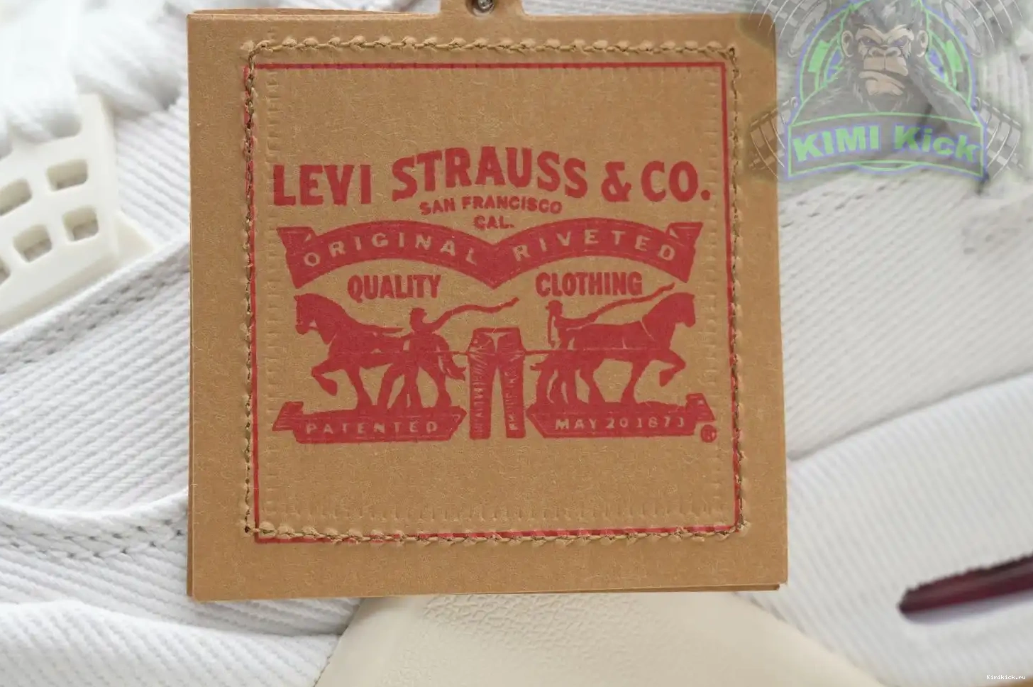 Jordan 4 (levis Kimikick Jordan white tag) Air levis 0326